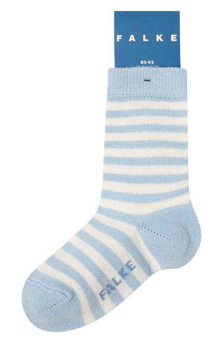Детские хлопковые носки FALKE голубого цвета, арт. 10422. | Фото 1