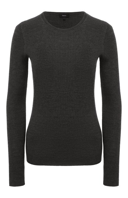 Женский шерстяной пуловер THEORY темно-серого цвета по цене 0 руб., арт. F0711725 | Фото 1