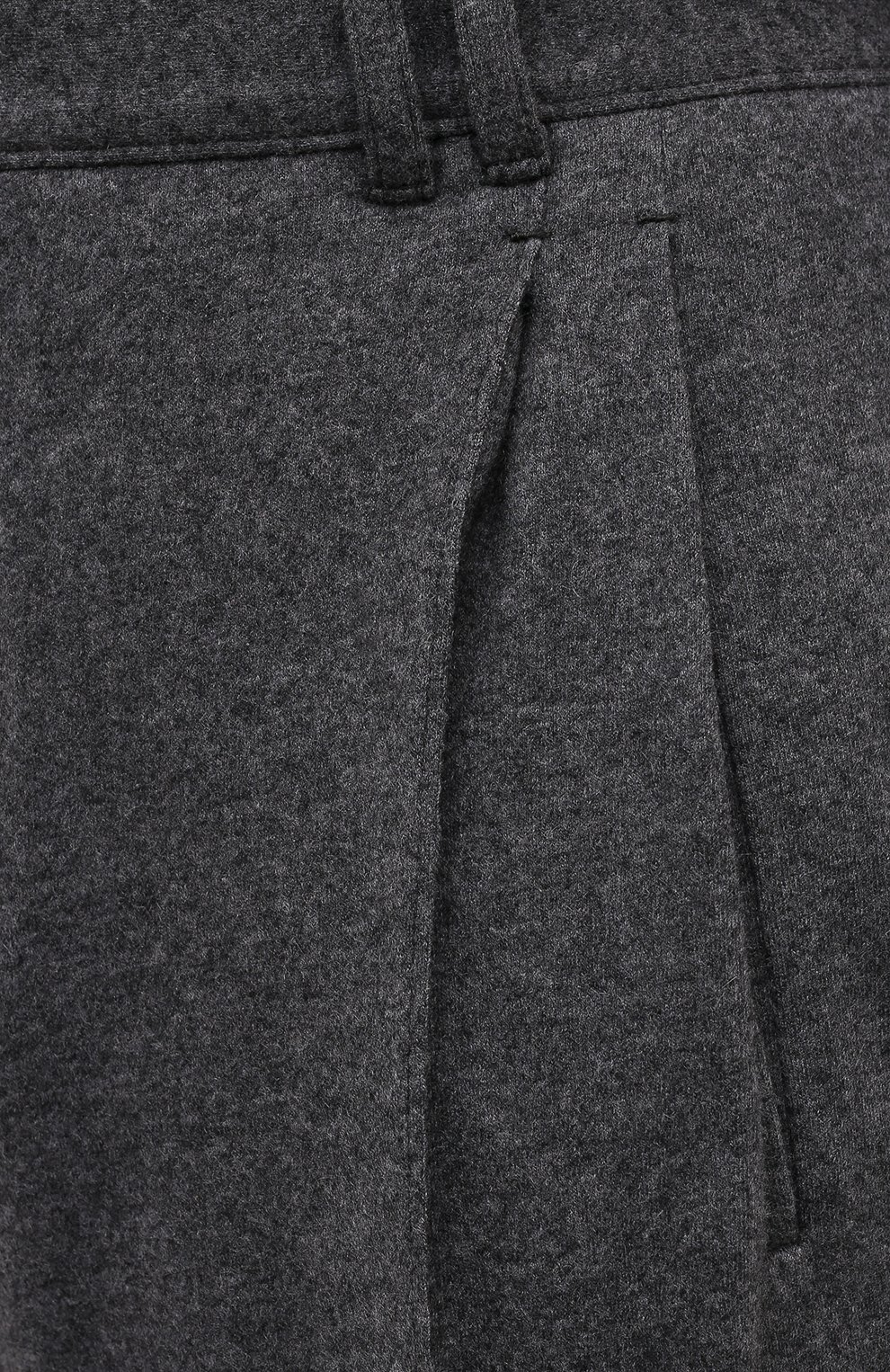 Мужские кашемировые брюки ERMENEGILDO ZEGNA серого цвета, арт. 260N18/73NHN2 | Фото 5 (Материал внешний: Шерсть, Кашемир; Длина (брюки, джинсы): Стандартные; Случай: Повседневный; Материал сплава: Проставлено; Драгоценные камни: Проставлено; Стили: Кэжуэл)