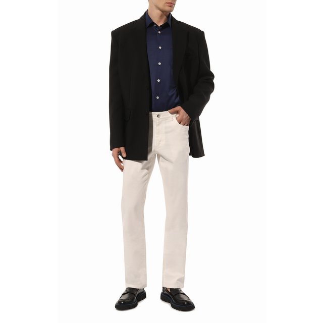 фото Хлопковая рубашка kiton