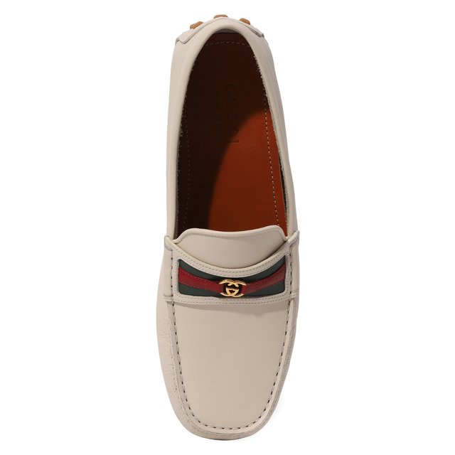 Кожаные мокасины Gucci  648039 1XH30 Фото 6