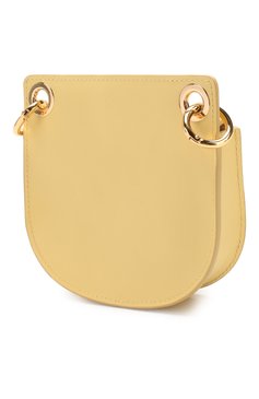 Женская сумка tess mini CHLOÉ желтого цвета, арт. CHC20UP501A37 | Фото 3 (Сумки-технические: Сумки через плечо; Материал: Натуральная кожа; Размер: mini; Ремень/цепочка: На ремешке)