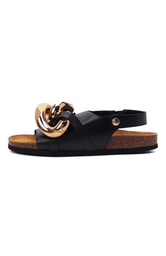 Женские кожаные сандалии JW ANDERSON черного цвета, арт. ANW38004A/12140 | Фото 4 (Подошва: Платформа; Региональные ограничения белый список (Axapta Mercury): Не проставлено; Материал внутренний: Натуральная кожа; Материал сплава: Проставлено; Нос: Не проставлено; Драгоценные камни: Проставлено)