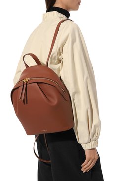 Женский рюкзак soft-wear COCCINELLE коричневого цвета, арт. E1 P5A 14 01 01 | Фото 2 (Размер: medium; Материал: Натуральная кожа; Материал сплава: Проставлено; Драгоценные камни: Проставлено; Стили: Кэжуэл)