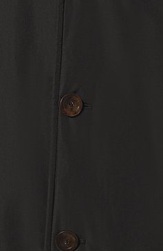 Мужской плащ CANALI темно-коричневого цвета, арт. 010431D/SG02321 | Фото 5 (Мужское Кросс-КТ: Плащ-верхняя одежда; Рукава: Длинные; Длина (верхняя одежда): До середины бедра; Материал внешний: Синтетический материал; Материал сплава: Проставлено; Материал подклада: Синтетический материал; Драгоценные камни: Проставлено; Стили: Кэжуэл)