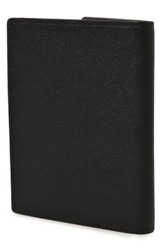 Мужской кожаная обложка для паспорта SANTONI черного цвета, арт. UFPPA2379F0-AST5U78 | Фото 2 (Материал: Натуральная кожа; Кросс-КТ: обложки и футляры)