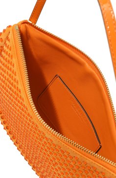 Женская сумка bumper moon JW ANDERSON оранжевого цвета, арт. HB0521-LA0251 | Фото 5 (Сумки-технические: Сумки top-handle; Размер: medium; Материал: Натуральная кожа, Натуральная замша; Материал сплава: Проставлено; Драгоценные камни: Проставлено)