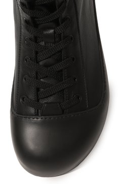 Мужские кожаные ботинки VIC MATIE черного цвета, арт. 1C6254U_B30C070101 | Фото 6 (Мужское Кросс-КТ: Ботинки-обувь; Материал внутренний: Натуральная кожа, Текстиль; Материал утеплителя: Без утеплителя; Подошва: Массивная)