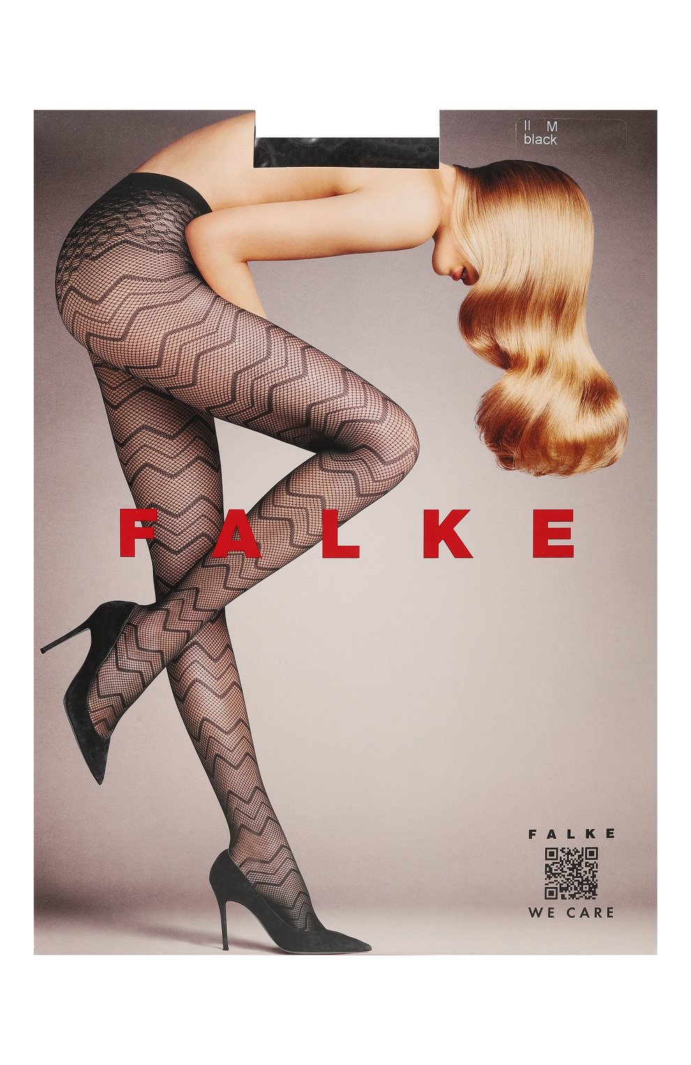 Женские черные колготки FALKE купить в интернет-магазине ЦУМ, арт. 40202