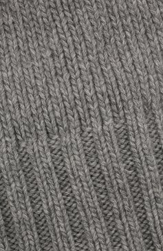 Мужская кашемировая шапка INVERNI серого цвета, арт. 4226 CM | Фото 3 (Материал: Текстиль, Кашемир, Шерсть; Кросс-КТ: Трикотаж)