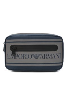 Детская поясная сумка EMPORIO ARMANI синего цвета, арт. 402530/2R574 | Фото 1 (Материал: Текстиль)