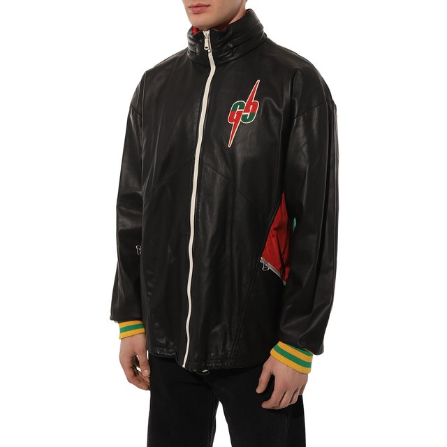 фото Кожаная куртка gucci