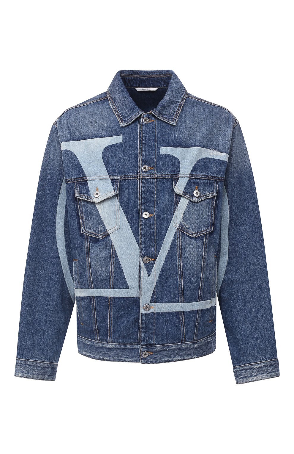 Мужская синяя джинсовая куртка VALENTINO купить в интернет-магазине ЦУМ ...