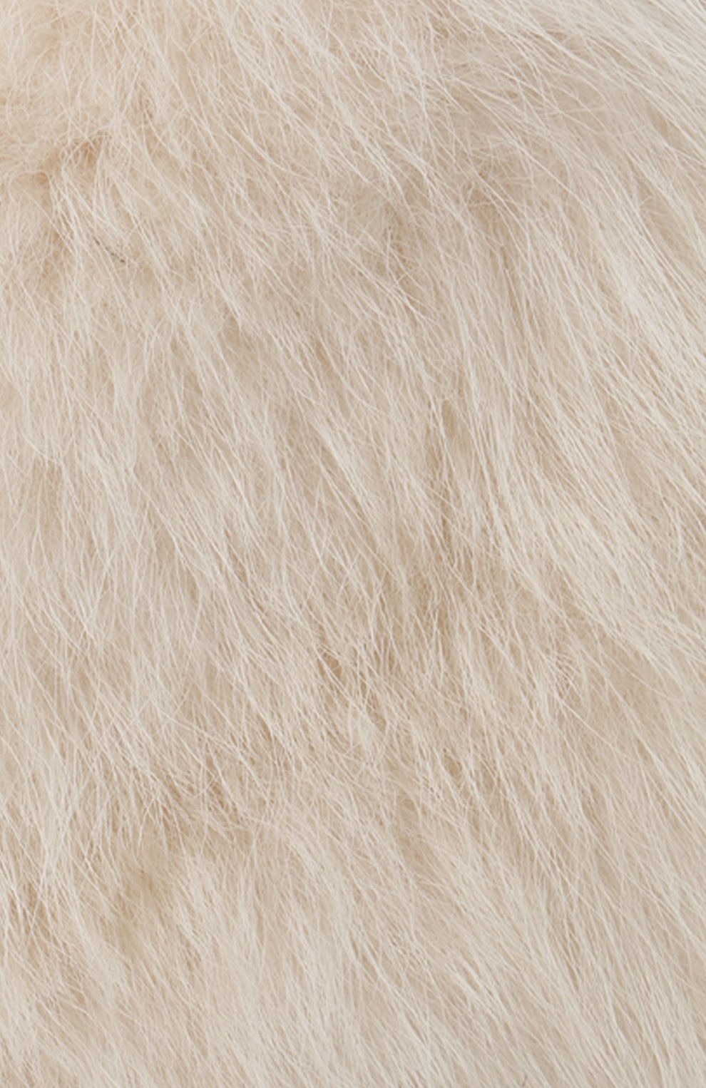 Женская шапка-ушанка риана из меха лесы FURLAND белого цвета, арт. 0148409010015600839 | Фото 3 (Материал: Натуральный мех)