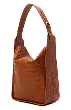 Женская сумка tool s BALENCIAGA коричневого цвета, арт. 659920/23E01 | Фото 4 (Сумки-технические: Сумки top-handle; Размер: medium; Материал: Натуральная кожа; Ремень/цепочка: На ремешке)