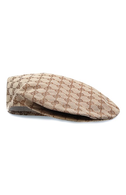 Мужская кепи GUCCI бежевого цвета, арт. 660253/4HAGN | Фото 1 (Материал: Синтетический материал, Текстиль)