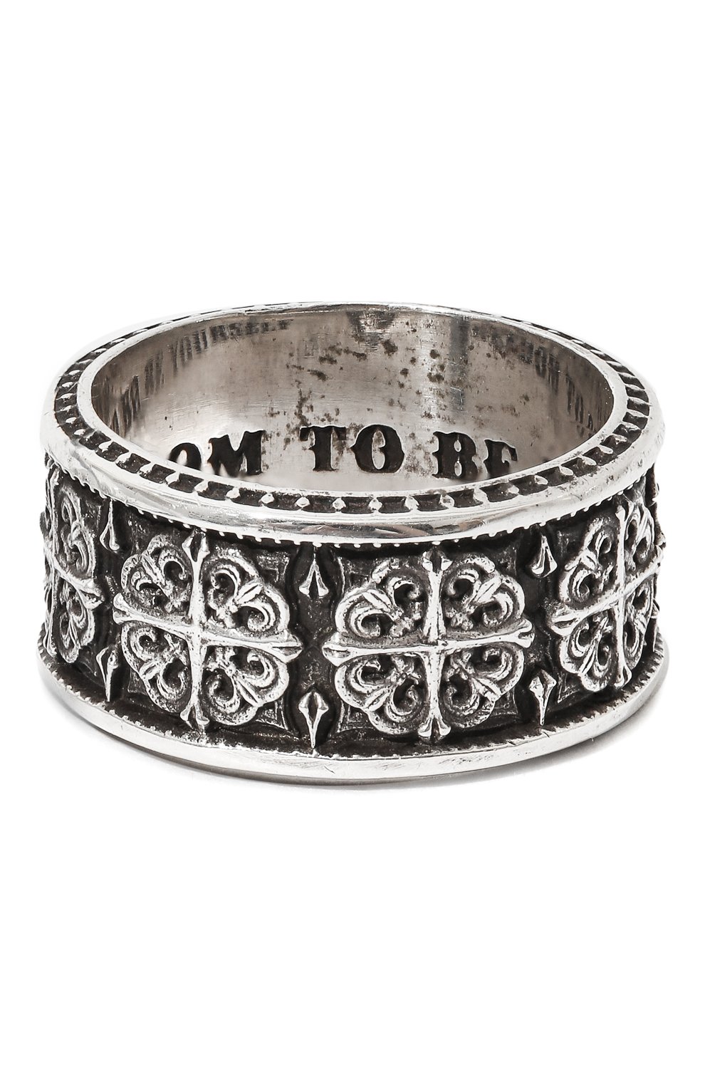 Мужское серебряное кольцо легенда GL JEWELRY серебряного цвета, арт. M700002-S97-01 | Фото 1 (Материал: Серебро)