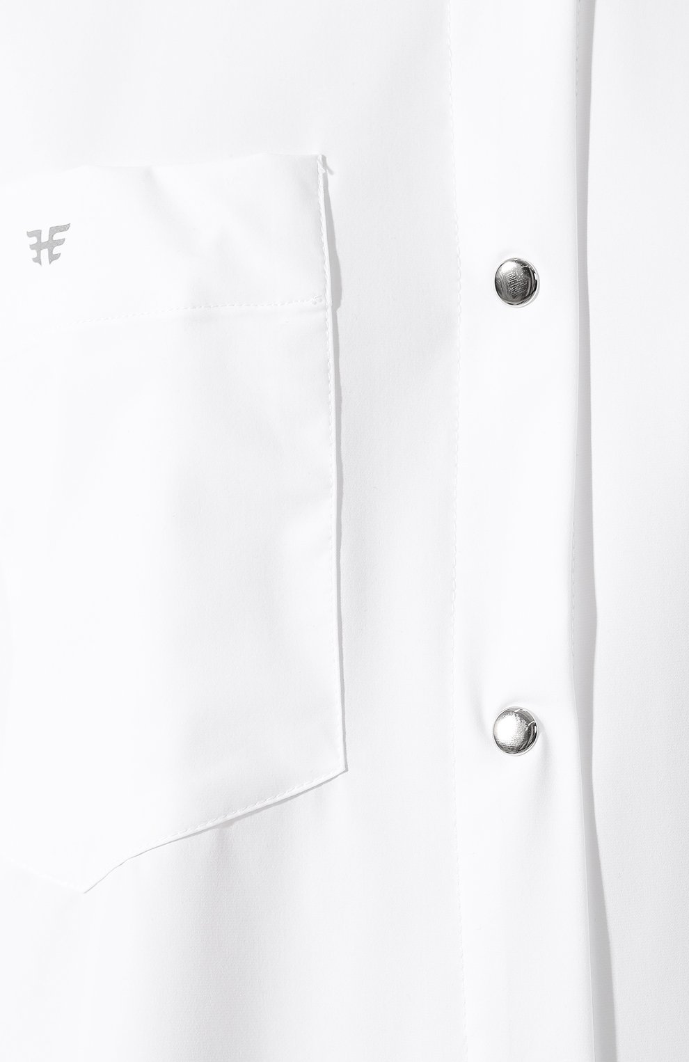 Женская рубашка HEROINE SPORT белого цвета, арт. HS-3-021/H0LIDAY 2019 | Фото 5 (Рукава: Длинные; Принт: Без принта; Женское Кросс-КТ: Рубашка-одежда; Материал внешний: Синтетический материал; Длина (для топов): Удлиненные; Статус проверки: Проверена категория)