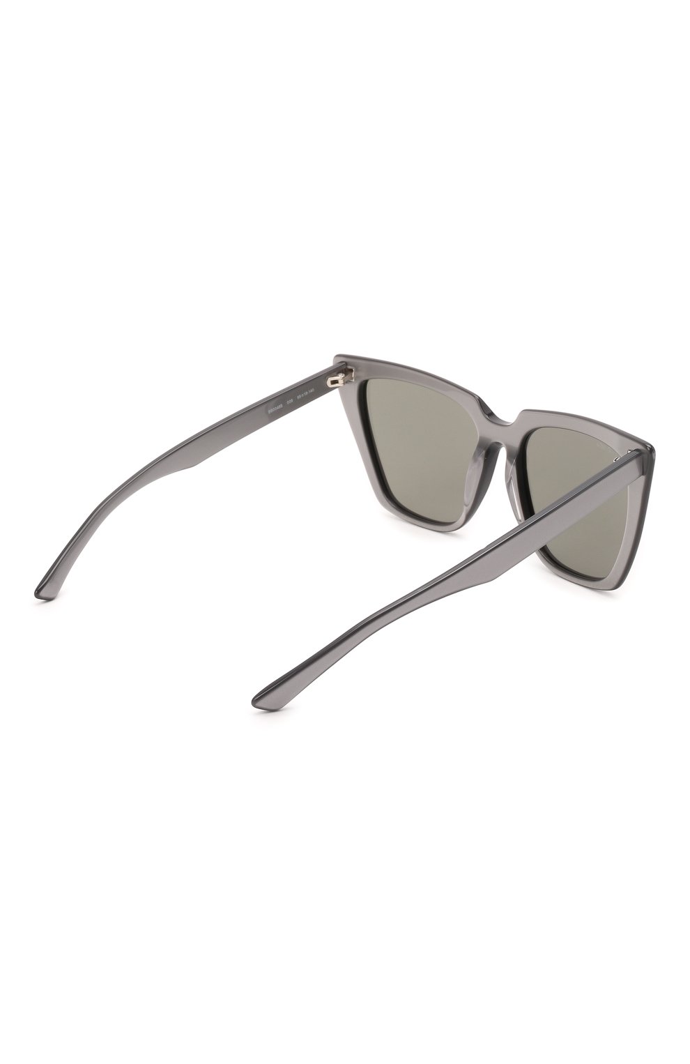 Женские солнцезащитные �очки BALENCIAGA серого цвета, арт. BB0046S 006 | Фото 4 (Тип очков: С/з; Очки форма: Квадратные; Оптика Гендер: оптика-женское)