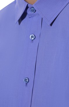 Женская хлопковая рубашка RALPH LAUREN голубого цвета, арт. 290864949 | Фото 5 (Рукава: Длинные; Принт: Без принта; Женское Кросс-КТ: Рубашка-одежда; Длина (для топов): Удлиненные; Региональные ограничения белый список (Axapta Mercury): RU; Материал сплава: Проставлено; Материал внешний: Хлопок; Стили: Классический, Кэжуэл; Драгоценные камни: Проставлено)