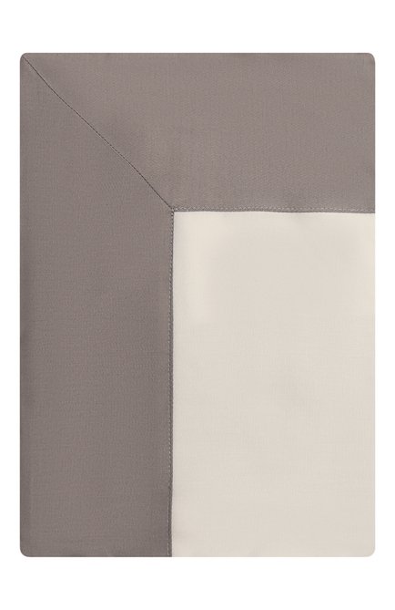 Хлопковая наволочка FRETTE светло-серого цвета, арт. FR6565 E0758 051C | Фото 2