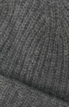 Мужская кашемировая шапка YVES SALOMON серого цвета, арт. 21WAA801XXCARD | Фото 3 (Материал: Текстиль, Кашемир, Шерсть; Кросс-КТ: Трикотаж)