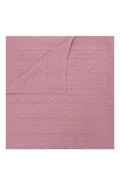Детского шерстяной плед WOOL&COTTON розового цвета, арт. VMLPL-OK | Фото 1 (Материал: Текстиль, Шерсть; Материал сплава: Проставлено;  Нос: Не проставлено)