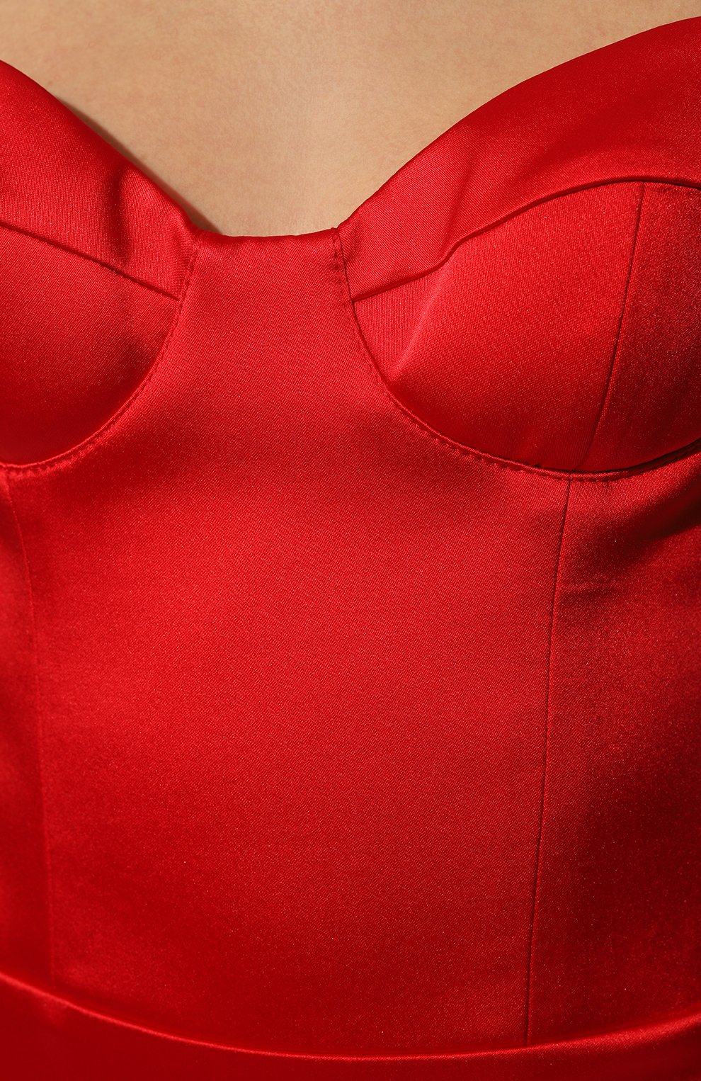 Женское платье RASARIO красного цвета, арт. RS23S031X003 | Фото 5 (Стили: Гламурный; Рукава: На бретелях; Материал внешний: Синтетичес кий материал; Материал подклада: Синтетический материал; Длина Ж (юбки, платья, шорты): Макси; Женское Кросс-КТ: Платье-одежда)
