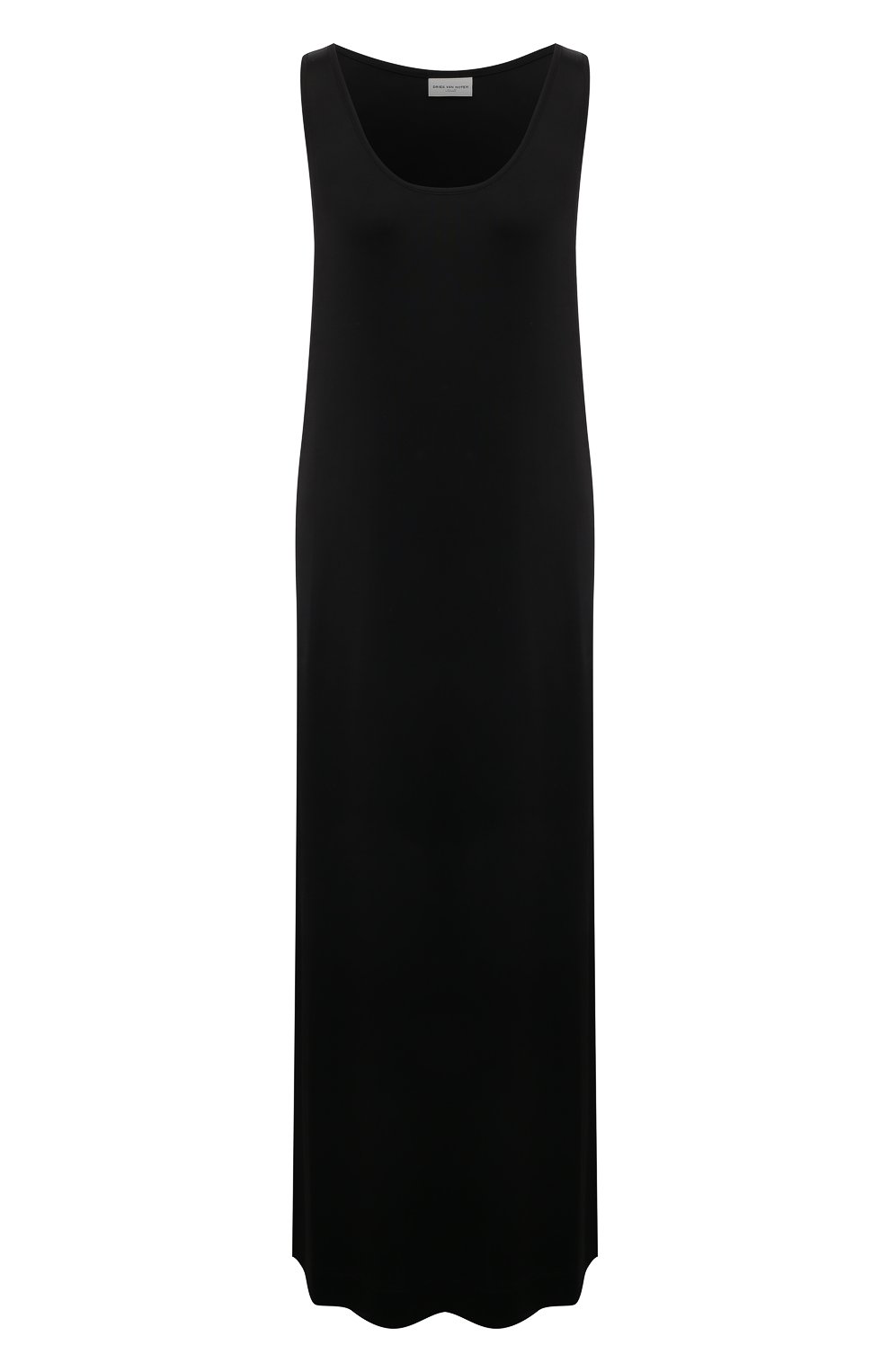 Фото Женское черное платье из вискозы DRIES VAN NOTEN, арт. 232-011148-7130 Португалия 232-011148-7130 