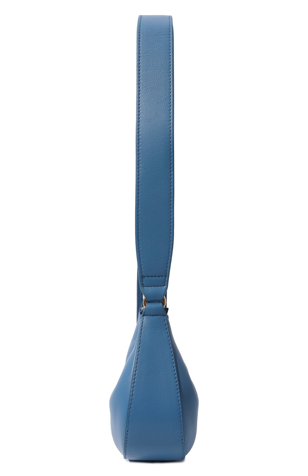 Женская сумка dimple moon small ELLEME голубого цвета, арт. DIMPLE M00N SMALL/LEATHER | Фото 4 (Сумки-технические: Сумки top-handle; Материал: Натуральная кожа; Размер: small)