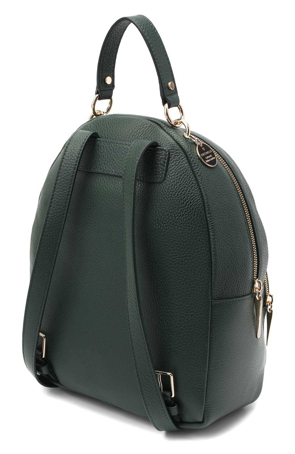 Женский рюкзак alpha COCCINELLE зеленого цвета, арт. E1 GS5 14 01 01 | Фото 3 (Размер: medium; Материал: Натуральная кожа; Стили: Кэжуэл)