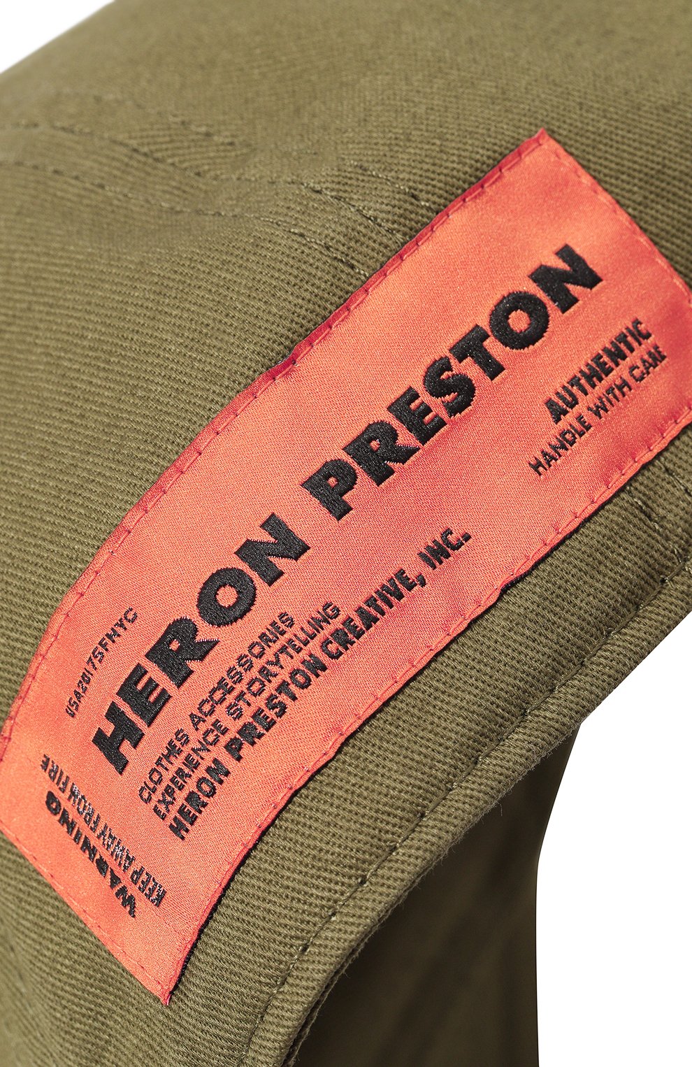 фото Хлопковая бейсболка heron preston