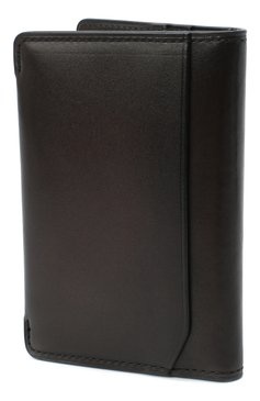 Мужской кожаный футляр для кредитных карт BERLUTI темно-коричневого цвета, арт. N211842 | Фото 2 (Материал: Натуральная кожа; Материал сплава: Проставлено; Нос: Не проставлено)