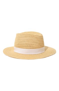 Женская шляпа INVERNI бежевого цвета, арт. 5589 CC | Фото 3 (Материал сплава: Проставлено; Нос: Не проставлено; Материал: Растительное волокно)