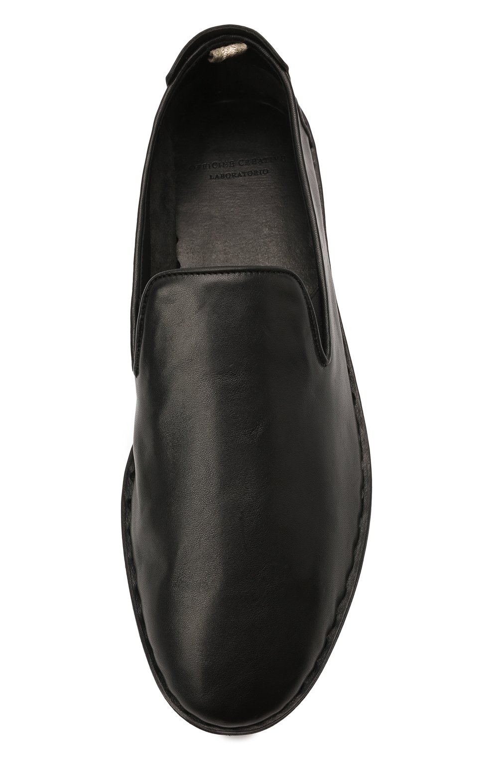 Мужские кожаные лоферы OFFICINE CREATIVE черного цвета, арт. M0REIRA/001/NAPPAH | Фото 5 (Материал внешний: Кожа; Материал внутренний: Натуральная кожа; Стили: Кэжуэл)