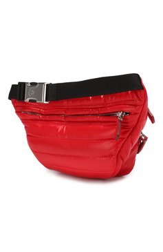 Женская поясная сумка MONCLER красного цвета, арт. E1-09A-30161-00-68950 | Фото 3 (Размер: medium; Стили: Классический; Ремень/цепочка: На ремешке; Материал: Текстиль; Застежка: Молния; Кросс-КТ: другое; Статус проверки: Проверена категория)