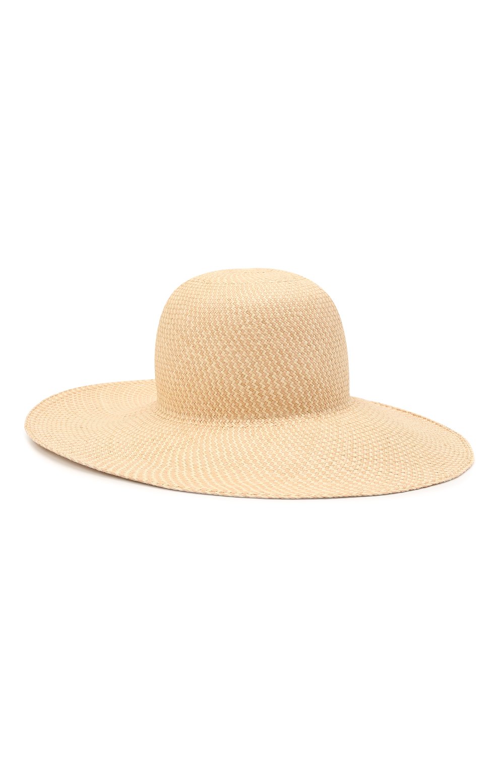Женская соломенная шляпа LORO PIANA бежевого цвета, арт. FAL6521 | Фото 1 (Региональные ограничения белый список (Axapta Mercury): RU; Материал: Растительное волокно)