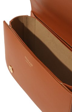 Женская сумка heritage FRENZLAUER светло-коричневого цвета, арт. HERITAGE BAG/W9 | Фото 5 (Сумки-технические: Сумки через плечо; Материал: Натуральная кожа; Ремень/цепочка: На ремешке; Размер: small)