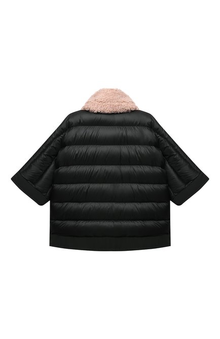 Детская пуховая куртка MONCLER темно-зеленого цвета, арт. G2-954-1B524-10-53048/8-10A | Фото 2 (Материал утеплителя: Пух и перо; Материал внешний: Синтетический материал; Материал подклада: Синтетический материал; Рукава: Длинные; Кросс-КТ: Сезон: зима; Девочки Кросс-КТ: Пуховик-верхняя одежда; Ростовка одежда: 10 - 11 лет | 140 - 146см, 8 лет | 128 см)