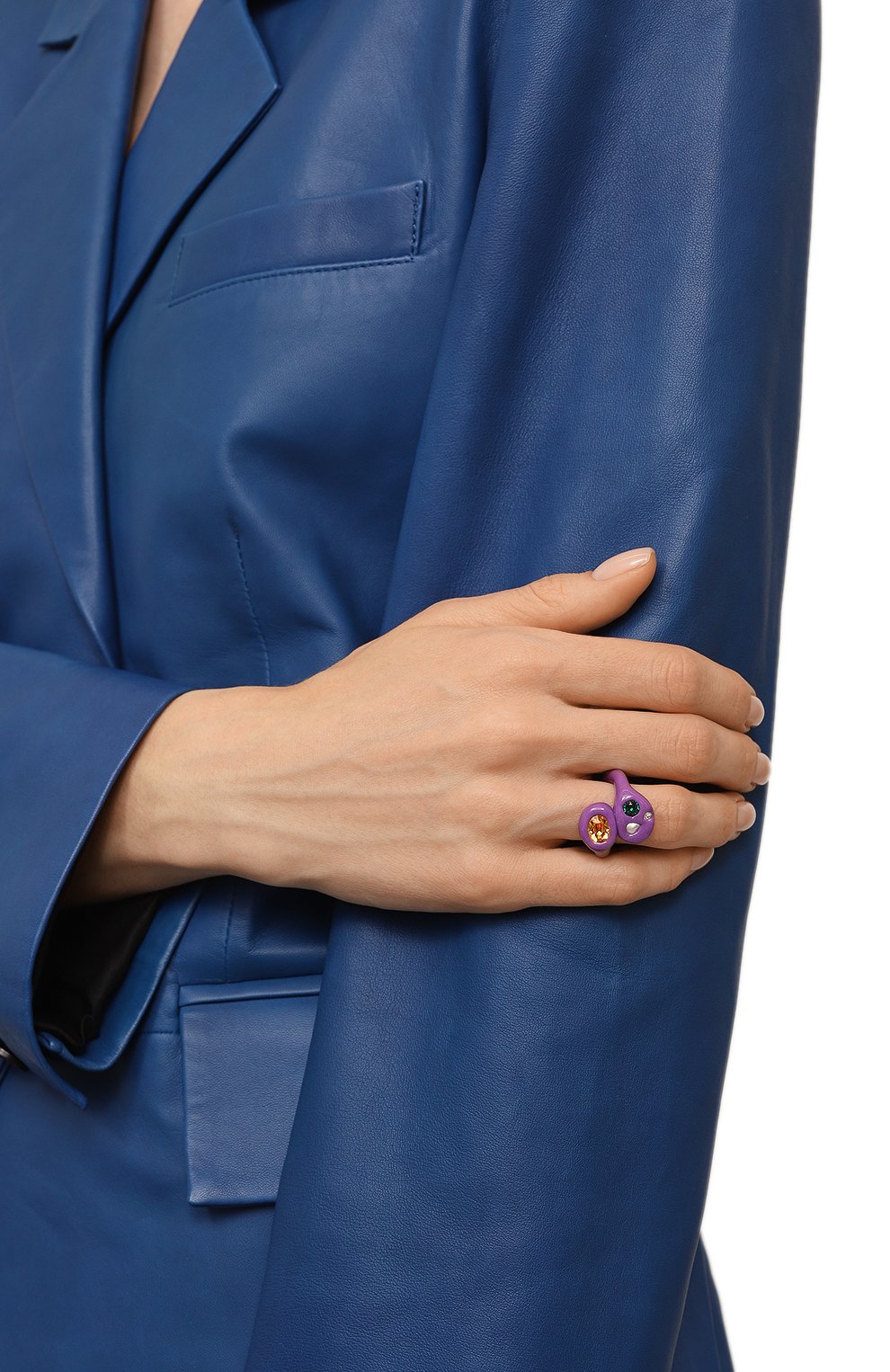 Женское кольцо LILI ARCHIVE сиреневого цвета, арт. RMSM1 | Фото 2