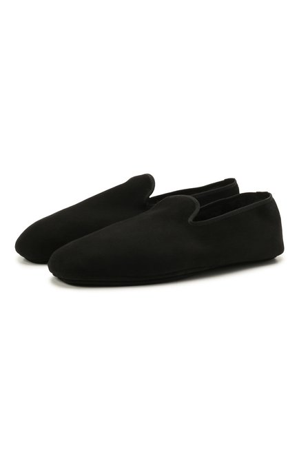 Мужского кожаные домашние туфли H`D`S`N BARACCO черного цвета по цене 20900 руб., арт. SUITE.M.3* | Фото 1
