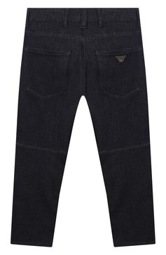 Детские джинсы EMPORIO ARMANI темно-синего цвета, арт. 3K4J04/4D2AZ | Фото 2 (Детали: Однотонный; Региональные ограничения белый список (Axapta Mercury): RU; Материал внешний: Хлопок; Ростовка одежда: 10 - 11 лет | 140 - 146см, 13 - 15 лет | 158 см, 16 лет | 164 см, 6 лет | 116 см, 7 лет | 122 см, 8 лет | 128 см, 9 лет | 134 см)