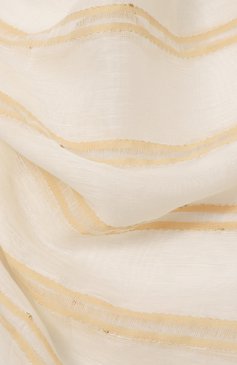 Женская палантин ELEVENTY бежевого цвета, арт. G82SCIG04 TES0G237 | Фото 3 (Материал: Текстиль, Лен; Материал сплава: Проставлено; Нос: Не проставлено)