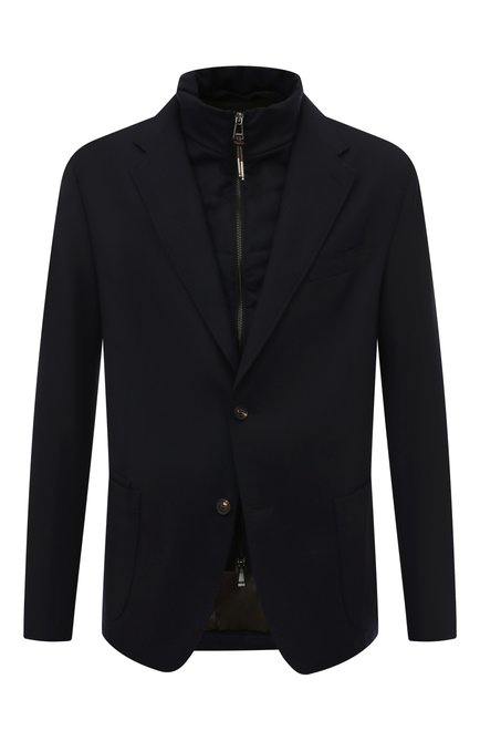 Мужская куртка из шерсти и вискозы WINDSOR темно-синего цвета по цене 109500 руб., арт. 13 TRIST0/10015957 | Фото 1