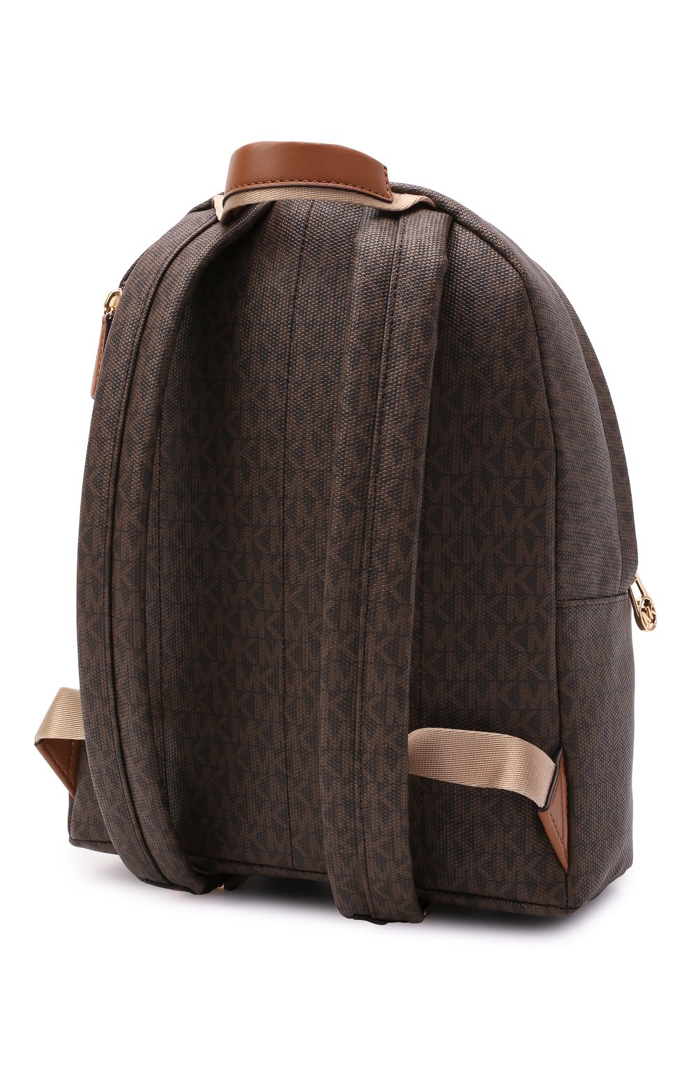 Женский рюкзак slater MICHAEL MICHAEL KORS темно-коричневого цвета, арт. 30T0G04B6B | Фото 4 (Размер: medium; Материал: Текстиль, Экокожа; Стили: Кэжуэл)