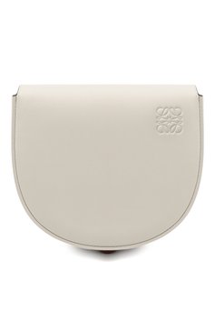 Женская сумка heel LOEWE белого цвета, арт. A894A01X02 | Фото 1 (Сумки-технические: Сумки через плечо; Материал: Натуральная кожа; Размер: mini; Ремень/цепочка: На ремешке)