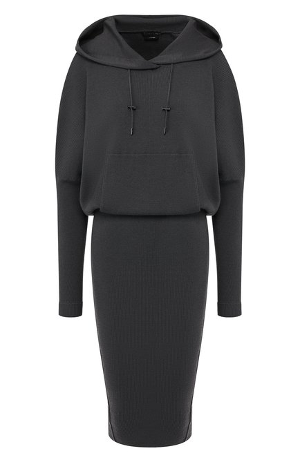 Женское кашемировое платье TOM FORD серого цвета по цене 263500 руб., арт. ACK182-YAX179 | Фото 1
