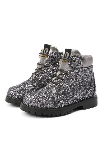 Детские ботинки WALKEY серебряного цвета по цене 12750 руб., арт. Y1A4-41132-1150/19-24 | Фото 1