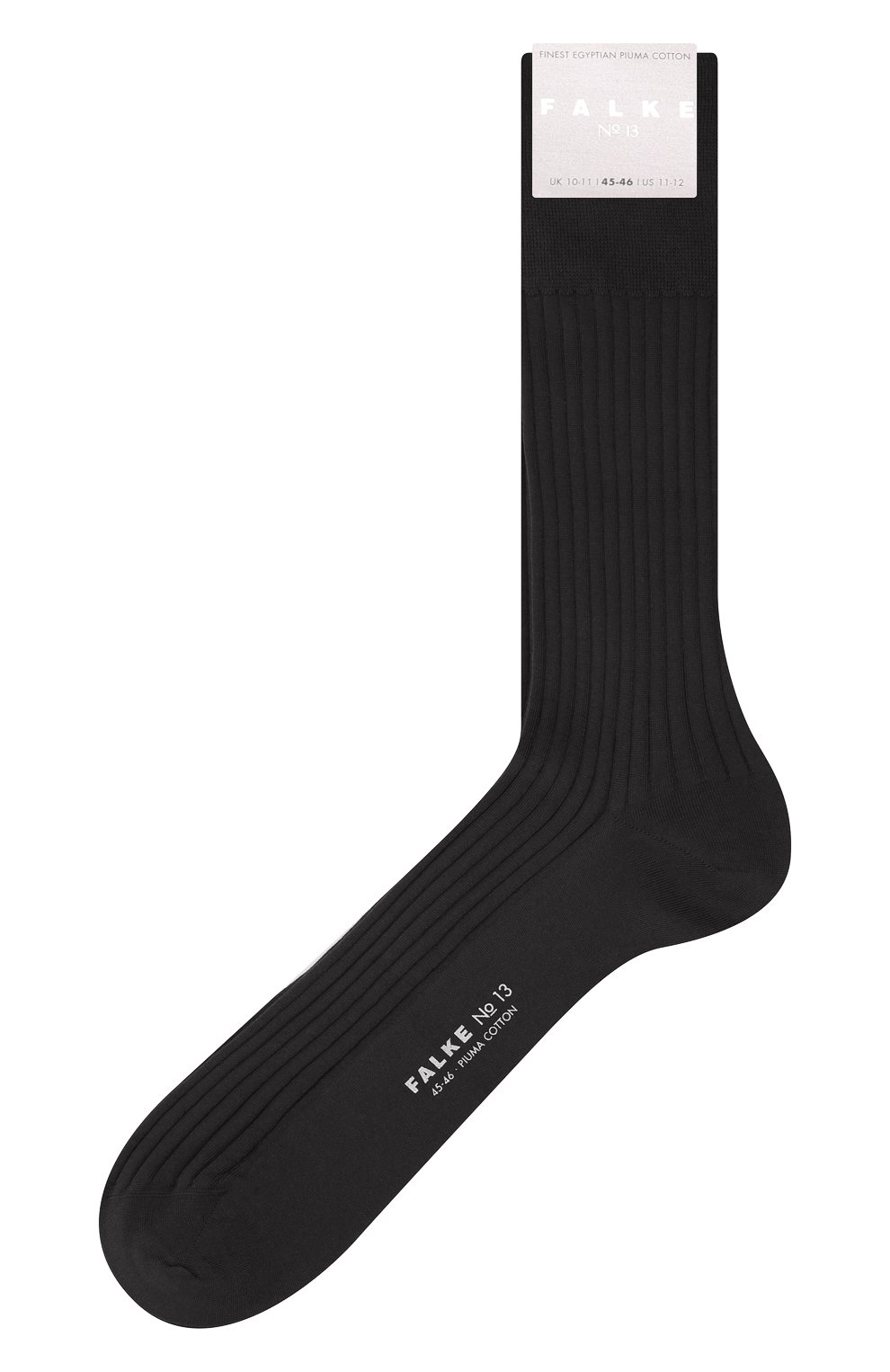 Мужские хлопковые носки FALKE темно-серого цвета, арт. 14669. | Фото 1 (Региональные ограничения белый список (Axapta Mercury): Не проставлено; Материал сплава: Проставлено; Нос: Не проставлено; Материал внешний: Хлопок)