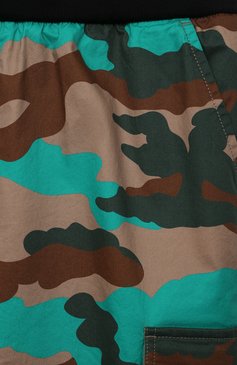 Детские хлопковые шорты MONCLER разноцветного цвета, арт. G1-954-2B704-20-5956Z/12-14A | Фото 3 (Случай: Повседневный; Региональные ограничения белый список (Axapta Mercury): RU; Мальчики Кросс-КТ: Шорты-одежда; Материал внешний: Хлопок; Ростовка одежда: 12 лет | 152 см, 16 лет | 164 см)
